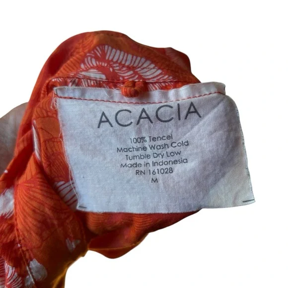Acacia Swimwear Orange Floral Sedona Print Mombosa New without tags
